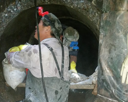污水管道接口滲水堵漏