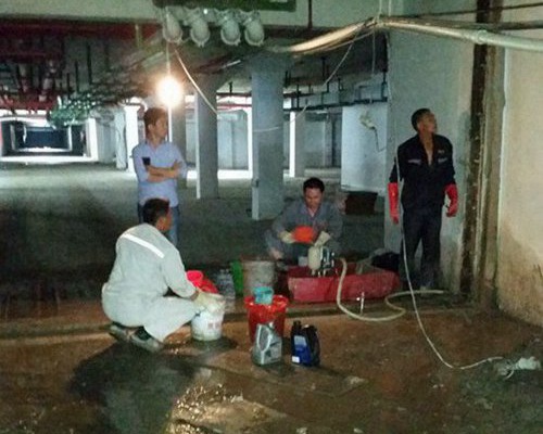 地下通道伸縮縫堵漏